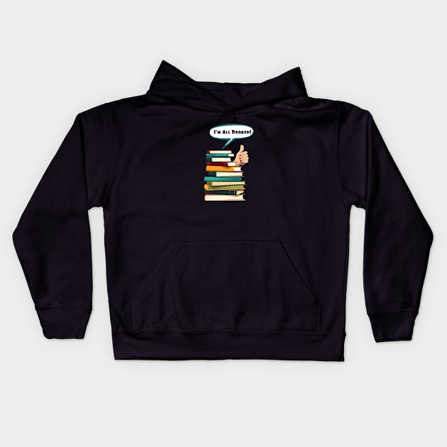 I'm All Booked World Book Day design Kids Hoodie by Edgi